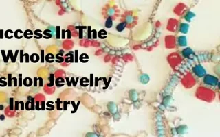 5 Retail Success Shortcuts for Wholesale Fashion Jewelry