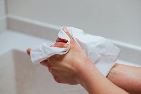 Household uses of baby wipes