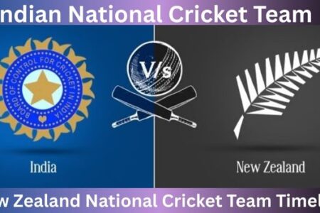 Indian National Cricket Team vs New Zealand National Cricket Team Timeline
